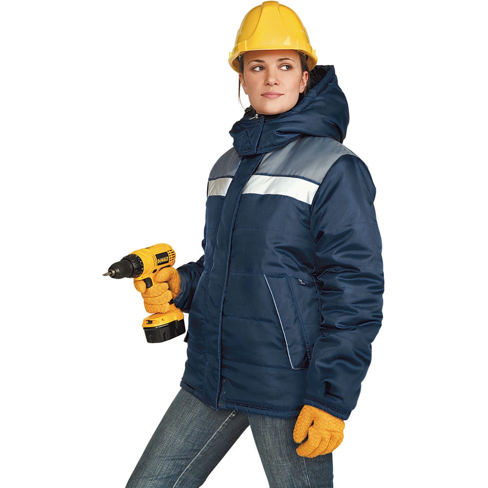 Изображение товара Женская зимняя куртка URSUS ЭРЕБУС синтетическая утепленная водоотталкивающая темно-синяя