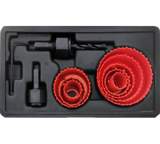 Изображение товара Набор кольцевых пил по дереву 19-67 мм, 11 предметов HEADROCK 294-530-19067