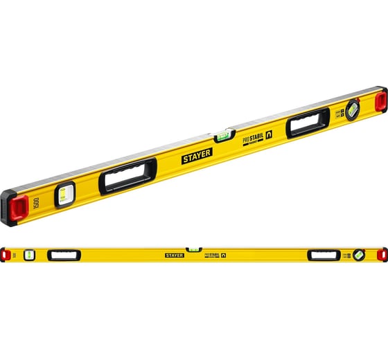 Изображение товара Уровень STAYER Professional магнитный с двумя фрезерованными поверхностями 1500 мм 3480-150