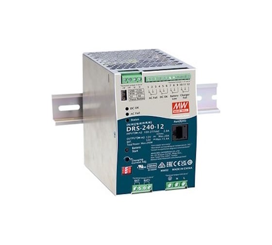 Изображение товара Источник питания Mean Well для систем безопасности DRS-240-12 Т03724198