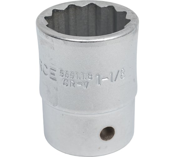 Изображение товара Головка торцевая 12 ти гранная 1/2", 3/8", 52 мм FORCE 5691.1.8