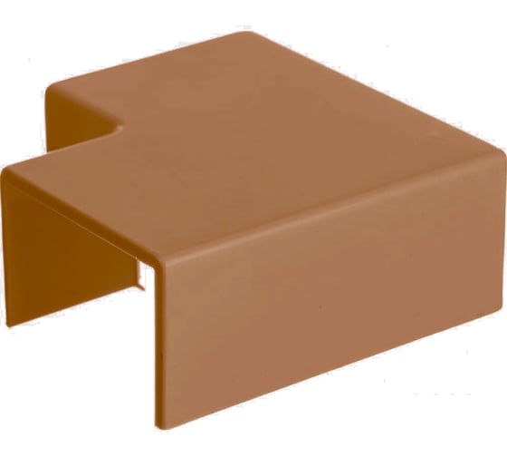 Изображение товара Поворот на 90 градусов для РКК Рувинил 80x60 коричневый уп 4 шт ПВР-80х60-К