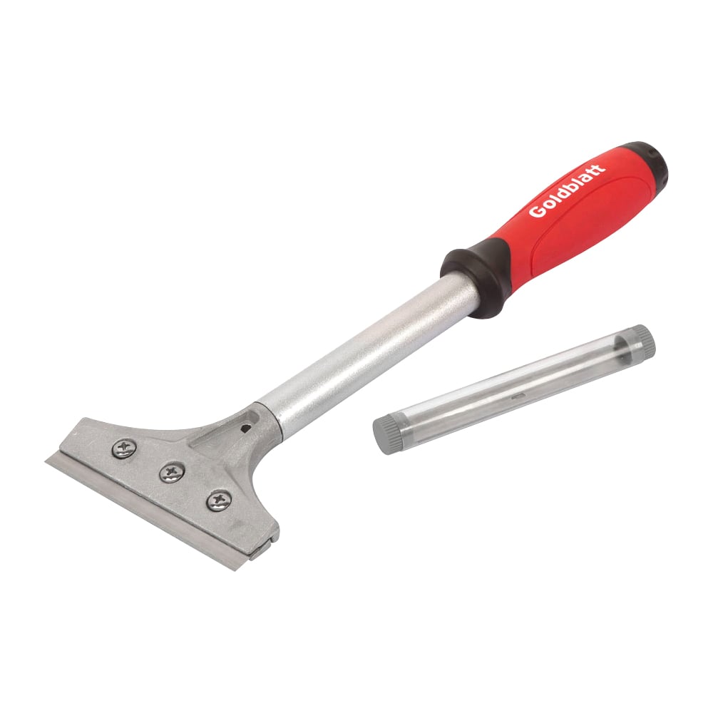 Изображение товара Скребок для стен Goldblatt 102 мм с 5 сменными лезвиями G02730 профессиональный