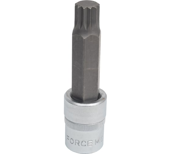 Изображение товара Головка-бита Spline М16, 1/2", 100 мм FORCE 34810016