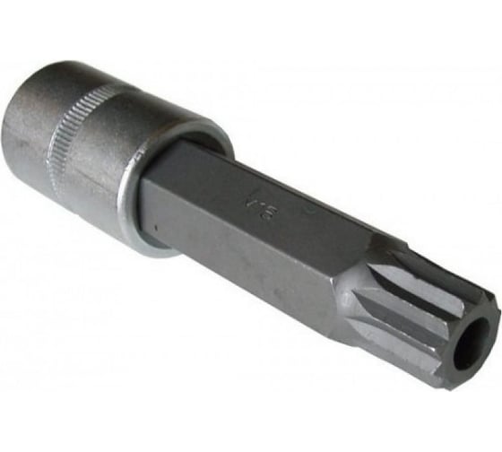 Изображение товара Головка-Бита Spline с отверстием М16, 1/2", 80 мм FORCE 36808016T