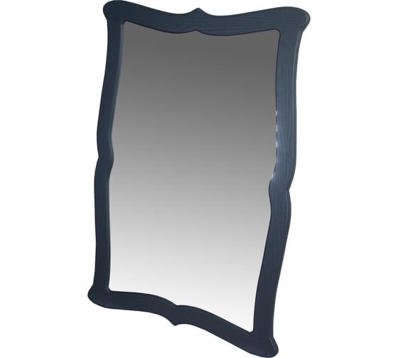 Изображение товара Навесное зеркало Мебелик Берже 23 серый графит 97 см х 67 см 8690