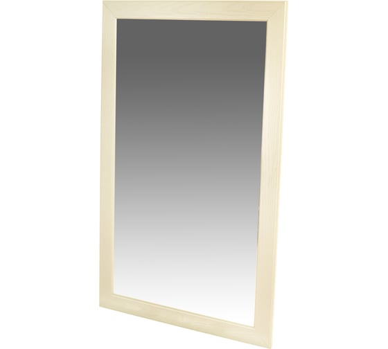 Изображение товара Навесное зеркало Мебелик Берже 24-105 слоновая кость 105 см х 65 см 8689