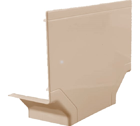 Изображение товара Накладной тройник 90 градусов для РКК 100x60 Рувинил бежевый уп 4 шт ТРН-100х60-27М