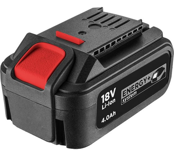Изображение товара Аккумуляторная батарея Energy+ 18 V, Li-Ion, 4.0 Ач GRAPHITE 58g004