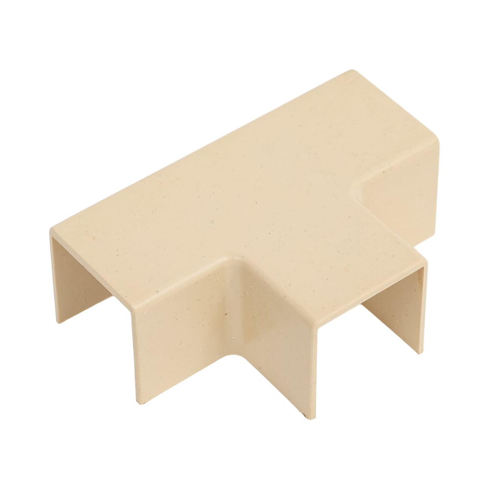 Изображение товара Накладной тройник 90 градусов 16x16 бежевый Рувинил 20 шт ТРН-16х16-27М