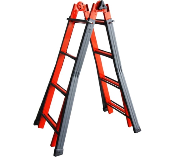 Изображение товара Телескопическая лестница Svelt металлическая Serafina 8 ступеней SSERAFINA08