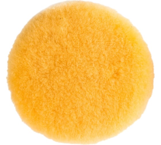 Изображение товара Диск полировальный Polarshine PRO из натуральной овчины желтый, 150 мм, 2 шт. Mirka 7991500211
