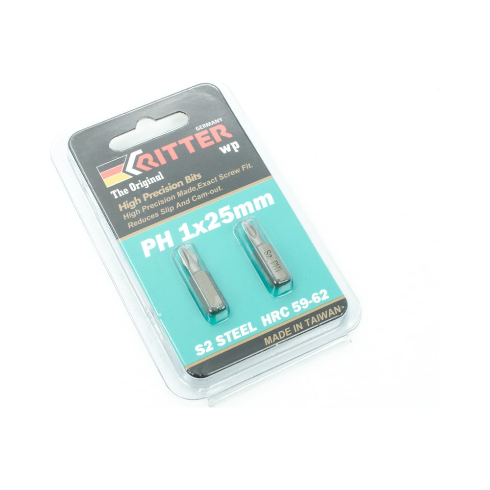 Изображение товара Bита PH1x25 мм магнитная 2 шт RITTER PS20111021