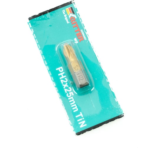 Изображение товара Бита WP PH2x25 мм, TiN покрытие, сталь S2, 10 шт, лента RSC RITTER PS20112027