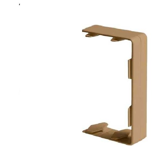 Изображение товара Соединительный переходник для РКК 100x60 Рувинил коричневый уп 4 шт ПРС-100х60-К