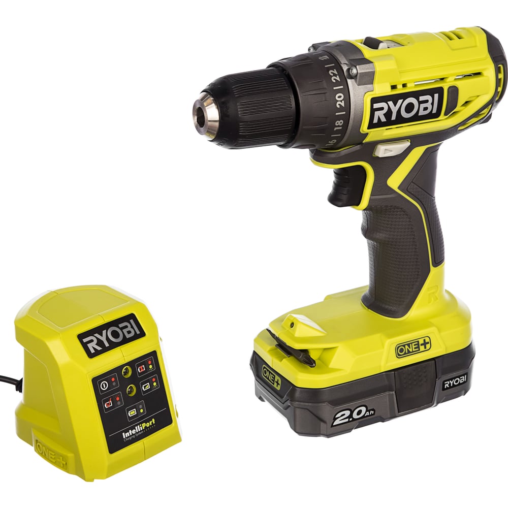 фото Дрель-шуруповерт ryobi one+ r18dd2-120g 5133004419