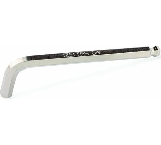 Изображение товара Г-образный 6-гранный ключ с шаром 5 мм IZELTAS 4905220050