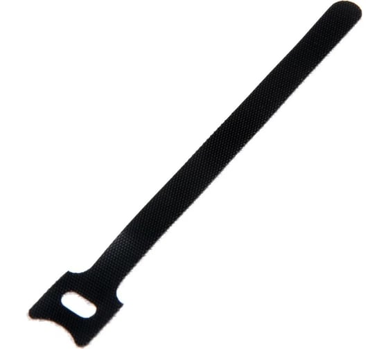 Изображение товара Стяжки-липучки для проводов ТУНДРА 150x10x1.5 мм, цвет черный, 10 шт. 9231308