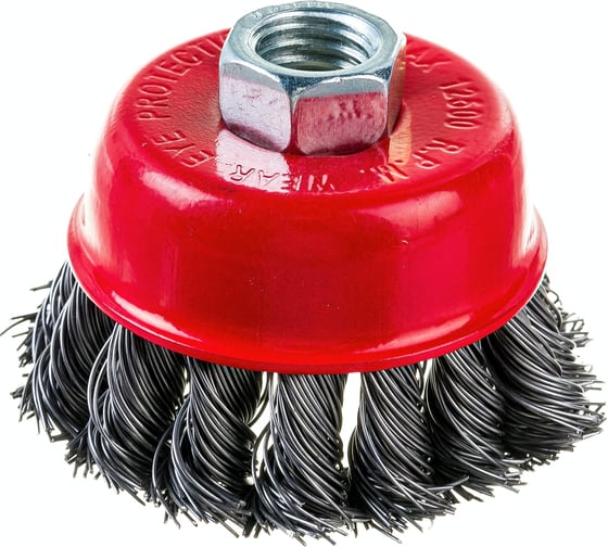 Изображение товара Щетка чашечная (65 мм; М14; витая 0.5 мм) для УШМ Elitech 1820.074300