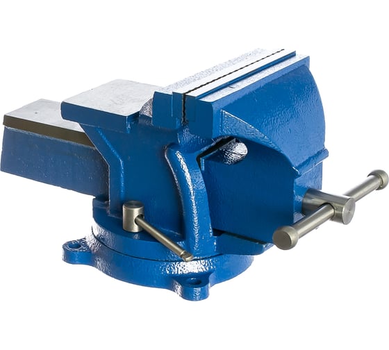 Изображение товара Слесарные тиски 150 мм, поворотные, стальные, с наковальней 11,5кг GRIFF g164010