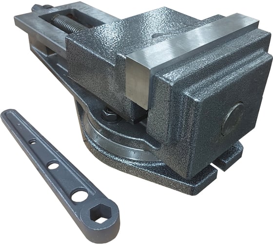 Изображение товара Станочные тиски 200мм, поворотные, с открытым винтом, серия QB GRIFF b241203