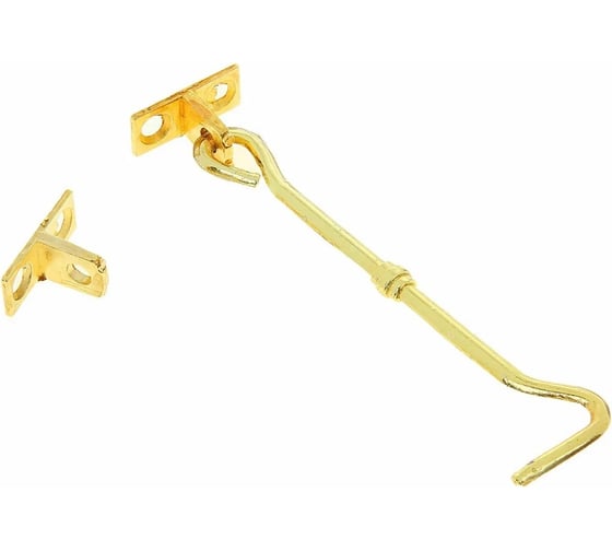 Изображение товара Ветровой крючок ТУНДРА (мод.107-2) цвет золото 906743