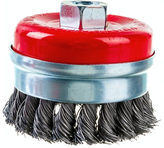 Изображение товара Щетка чашечная усиленная (80 мм; М14; витая 0.5 мм) для УШМ Elitech 1820.075400