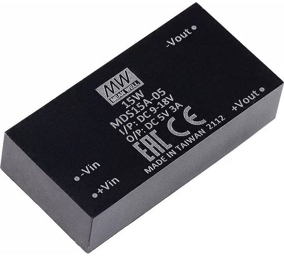 Изображение товара Преобразователь Mean Well DC-DC MDS15B-05 Т03608860