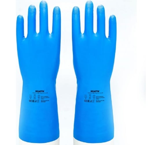Изображение товара Защитные перчатки Scaffa практик Cem N38 от химических воздействий, размер 11 00-01017724
