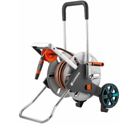 Изображение товара Металлическая тележка для шлангов GARDENA AquaRoll M Easy 18547-20.000.00
