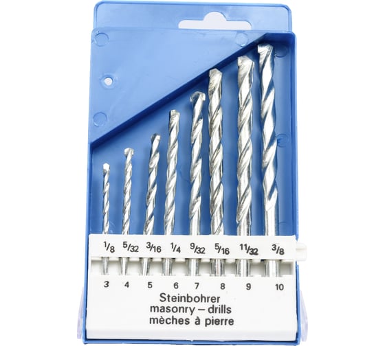 Изображение товара Набор сверл по бетону 8 шт. Туламаш М802 24047