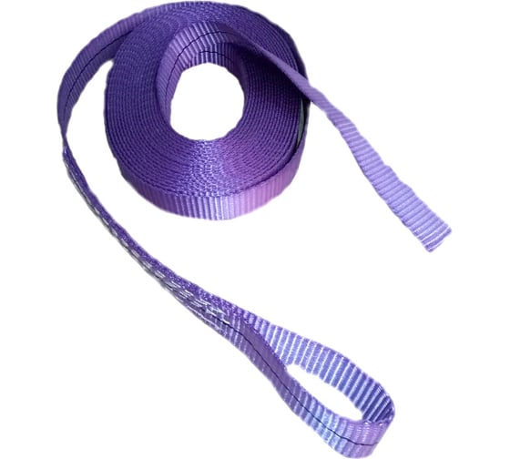 Изображение товара Строительная лента с петлей (3т, 10м, 30мм, фиолетовая) СТРОП-ПРОSP05101