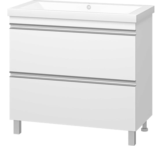 Изображение товара Напольная тумба Misty Ингрид - 90 с 2 ящиками, эмаль П-Инг-01090-012Я