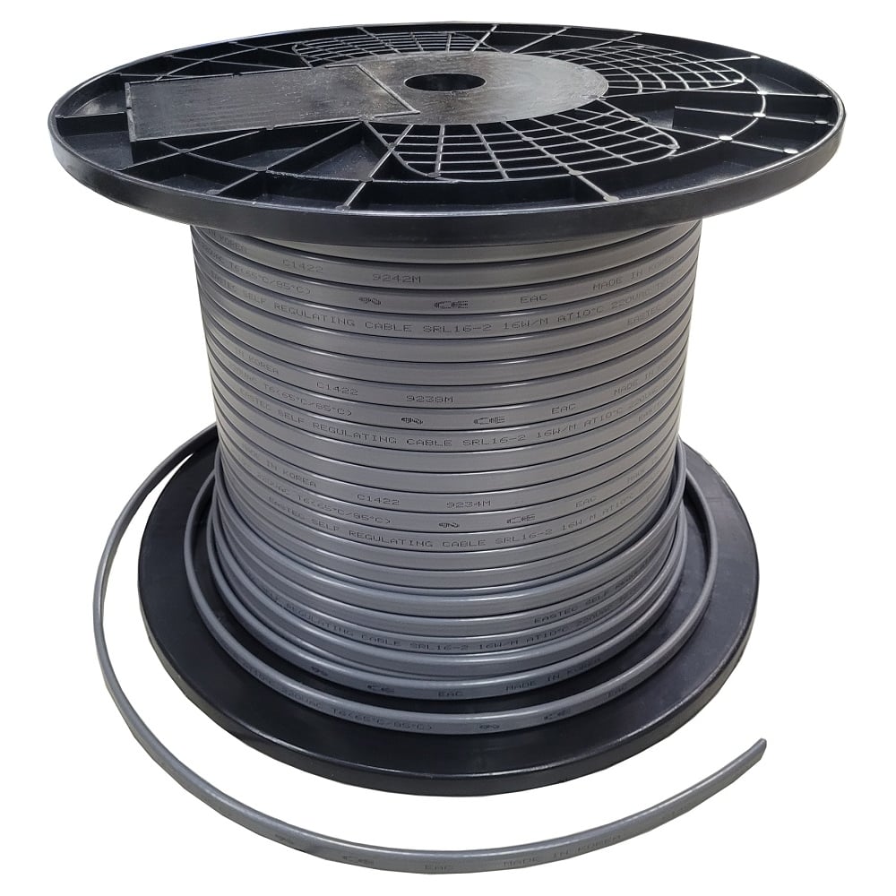 Изображение товара Греющий кабель для труб EASTEC SRL 16-2-20м саморегулирующийся 16 Вт/м