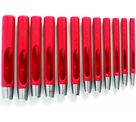 Изображение товара Набор пробойников отверстий под люверсы IZELTAS 3-14мм 12 пред. , 5700002112