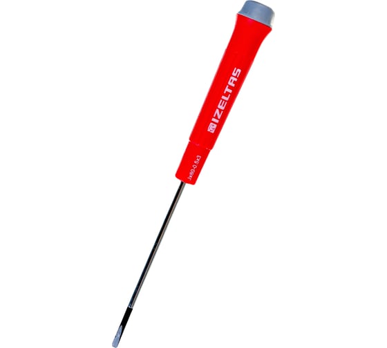 Изображение товара Отвертка для клемм с прямым шлицем 3х80 мм IZELTAS 4500170380