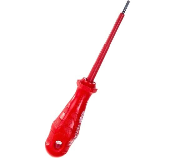 Изображение товара Изолированная отвертка с прямым шлицем 2.5х75мм 1000V IZELTAS 4101172575