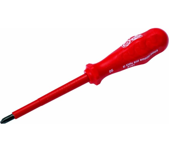 Изображение товара Изолированная отвертка с крестообразным шлицем Ph2 6х100мм 1000V IZELTAS 4121186100