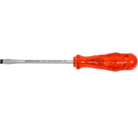 Изображение товара Отвертка с прямым шлицем 7х125мм IZELTAS KRAFT 4100177125