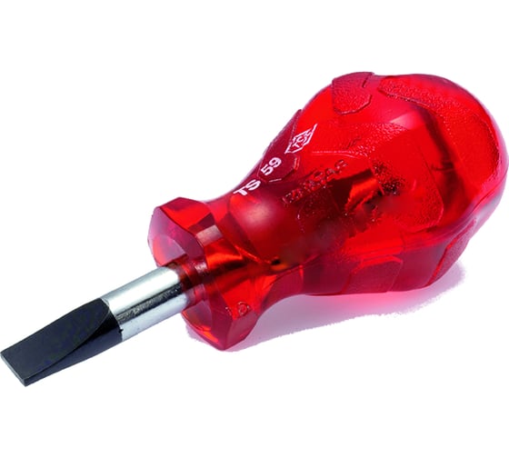 Изображение товара Укороченная отвертка с прямым шлицем KRAFT 6.5х40мм IZELTAS 4110176540