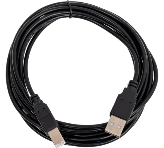 Изображение товара Кабель ExeGate USB 2.0 EX-CC-USB2-AMBM-3.0 Am Bm, 3м 138940