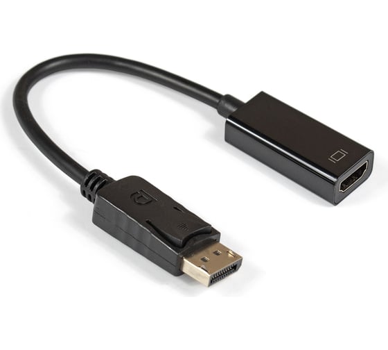 Изображение товара Кабель ExeGate-переходник DisplayPort-HDMI EX-DPM-HDMIF-0.15 20M 19F, 0,15м 284921