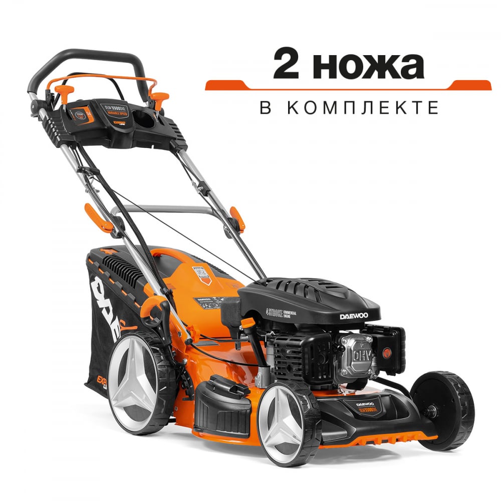 фото Бензиновая газонокосилка daewoo dlm 5500 sve