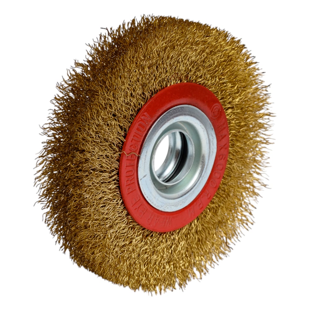 Изображение товара Щетка-крацовка круглая 100 мм с посадкой 20/16/13 мм РемоКолор 45-2-610