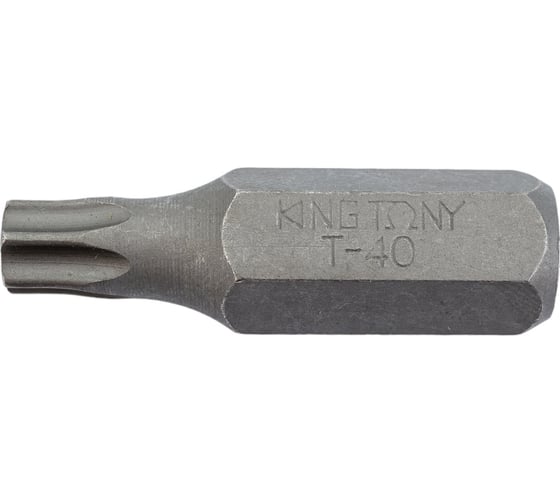 Изображение товара Вставка торцевая TORX с отверстием (Т40; 10 мм; L 36 мм) KING TONY 163640U