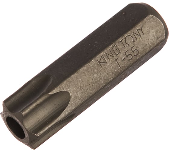 Изображение товара Вставка торцевая TORX с отверстием (Т55; 10 мм; L 36 мм) KING TONY 163655U