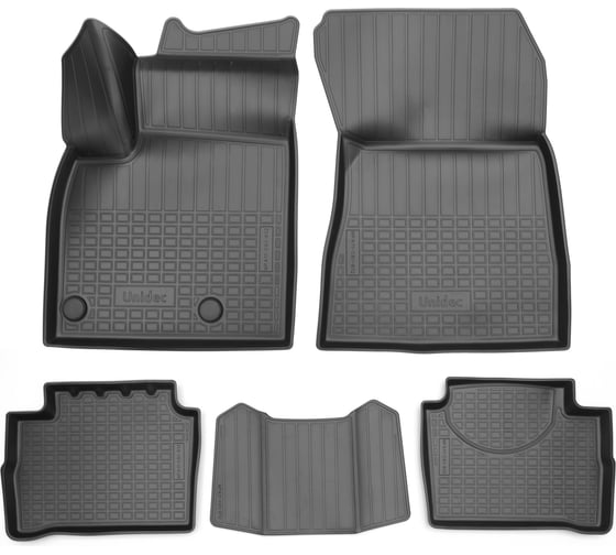 Изображение товара Салонные коврики UNIDEC НОР-ПЛАСТ для Nissan Qashqai III (J12) 3D (бензин/гибрид) (2021) NPA11-C61-612