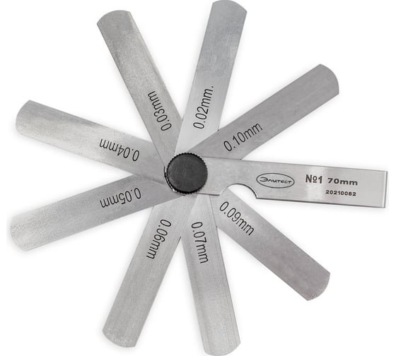 Изображение товара Набор щупов № 1 (0.02-0.1 мм) Элитест 00139575