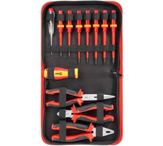 Изображение товара Набор диэлектрического инструмента КВТ НИИ-22 серия СТАНДАРТ 88962