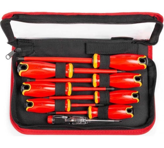 Изображение товара Набор диэлектрических отверток КВТ НИО-2208-s серия ПРОФИ 88926